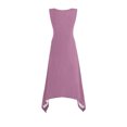thumbnail image 4 of Gspmoly Robe d'Été, Robes pour Femmes Sans Manches à Col Rond avec Cordon, Robe Décontractée à Volants Évasée Courte, Robes d'Été pour Femmes Offres Prime, 4 of 8