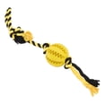 thumbnail image 3 of Dog Training Treats Teething Rope Toy, Bite Resistant Dog Puzzle Teething Toy Healthy  For Chewing For Puppies Yellow, 3 of 8