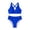 Blue, variant on Kyusrd Bikini Sets For Women Two Piece Swimsuits Summer Beach Swim Bathing Suits Ladies Women's Swimwear Printed Bathing Suit Swimsuits For Women Beachwear