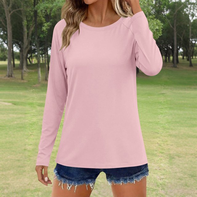 Ailaofu Women's Sun Shirts Protection Rash Guard Long Sleeve Swim Shirts Quick Dry Lightweight Workout Tops