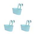 thumbnail image 1 of relayinert Outdoor Hanging Pots For Plants Practical And Beautiful Solution Detachable Light blue 3Set, 1 of 6