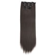 thumbnail image 4 of RKSTN Perruques Cheveux Humains Mode Cheveux Longs Extensions de Cheveux à Clip Perruque Lisse Complète Perruques Sans Colle, 4 of 4