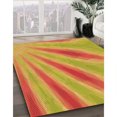 thumbnail image 3 of Ahgly Company Tapis d'Intérieur Rectangulaire Transitionnel Orange Rouge Orange Lavable à la Machine, 2 Pieds x 3 Pieds, 3 of 7