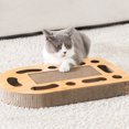 thumbnail image 4 of Poteau à Griffer pour Chat en Papier Ondulé Jouet à Griffer Interactif pour Chat Tapis à Griffer pour Chat, 4 of 9