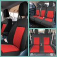 thumbnail image 2 of For 2020-2024 Ford Explorer Base FH Group Neoprene Custom Fit Car Seat Covers Water Resistant - Full Set Red, 2 of 11