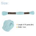 thumbnail image 2 of Unique Bargains Fil à Broder Bleu Lac, 8 m - 12 Écheveaux, 2 of 6