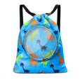 thumbnail image 1 of Drawstring Oxford Swim Backpack Water-Resistant Wet Separation Colorful Cute Animal Print Pvc Storage Bag Gifts For Boy Girl Children, 1 of 12