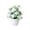 Blanc, variante sur Arrangement Floral Vert en Pot de Chrysanthèmes à 12 Têtes pour Centre de Table, Espaces de Vie à la Maison