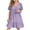 Aa-Violet, variante sur lcziwo Robes d'Été pour Filles 2025 à Manches Courtes Robe Mini Élégante d'Été Décontractée à Col en V Plissée Fluide Robes de Plage Rose Offres chez Walmart