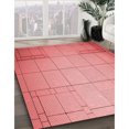 thumbnail image 3 of Ahgly Company Machine Washable Indoor Rectangle Transitional Light Coral Pink Area Rugs, 4' x 6', 3 of 7