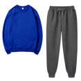 thumbnail image 1 of Besolor Ensembles 2 Pcs pour Femmes Survêtements Décontractés Chandail à Col Rond et Pantalon de Jogging Ensembles d'Entraînement Survêtements, 1 of 5