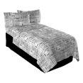 thumbnail image 1 of Ensemble de draps « Architecture » de Batman pour lit à 2 places, 1 of 1