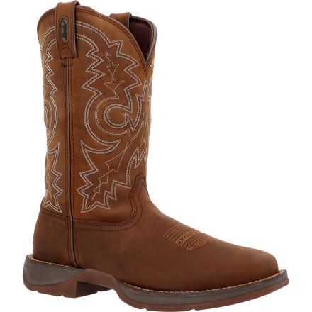 Durango Men's 12" Rebelâ¢ by Durango Pull On Western Boot Brown - DB4443