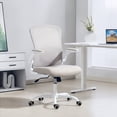 thumbnail image 2 of HOMCOM Ergonomic Office Chair, Mesh Desk Chair with Lumbar Support, Grey, 2 of 10