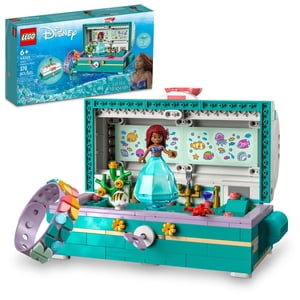 LEGO Disney Princess Ariel's Treasure Chest 43229 Toy Building Kit (370 Pieces)