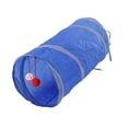 thumbnail image 3 of Jouet de Tunnel de Chat Interactif, Tunnel de Chat de Polyester de Réduction d'Émotion Négative pour les Chats pour les Lapins pour les Chiots Bleu Royal, Vert Fluorescent, 3 of 8