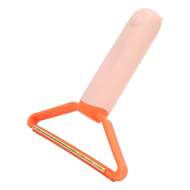 Pet Hair Carpet Scraper, Space Saving Easy Portable Cat Hair Remover For Clothes Pink