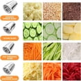 thumbnail image 4 of Slicer Shredder Attachment for KitchenAid Stand Mixer, Salad Machine with Vegetable Slicer, Salad Maker, Food Slicers Cheese Grater Attachments for KitchenAid Mixer Dishwasher Safe By Airpro (Blue), 4 of 4