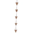thumbnail image 3 of pitrice 3.3ft Rain Chain Outside Villas, Courtyards B Chains Style Gutters Catcher Rainwater Style B, 3 of 5