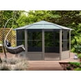 thumbnail image 1 of Gazebo Penguin Florence Solarium 12 ft. x 12 ft. in Sand, 1 of 13