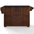 thumbnail image 3 of Crosley Eleanor Black Granite Top Kitchen Island in Mahogany, 3 of 16