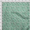 thumbnail image 4 of oneOone Cotton Poplin Twill Sea Green Fabric Checks Heart & Fabric For Sewing Printed Craft Fabric By The Yard 56 Inch Wide, 4 of 4