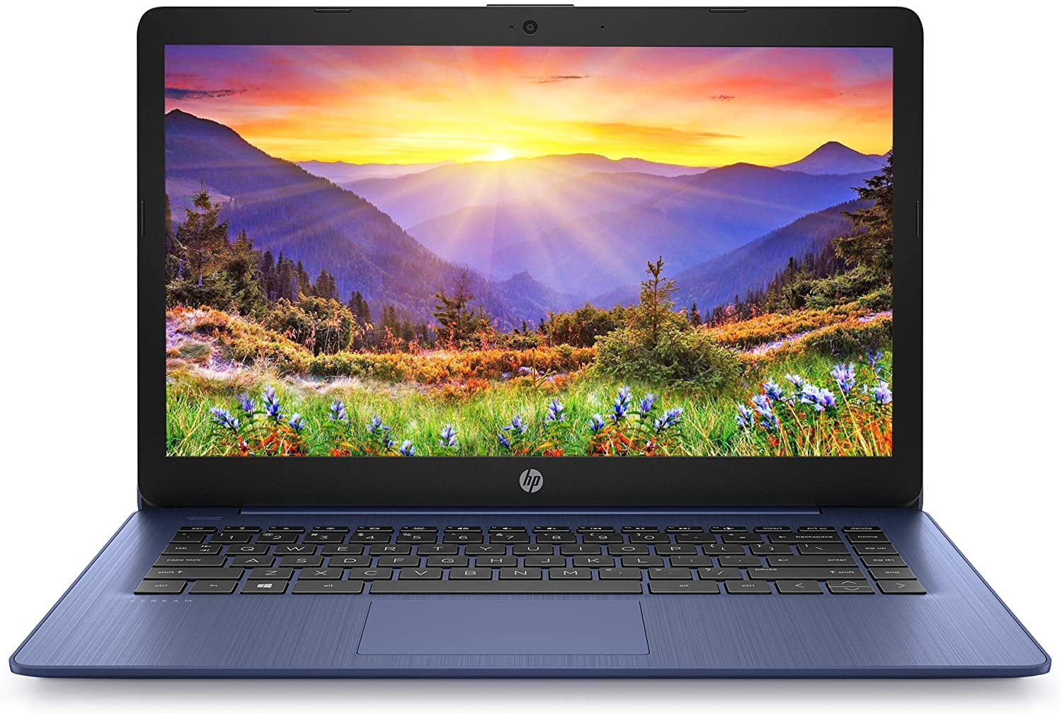 HP Stream Laptop PC 14 Intel N4000 64GB 4GB Windows 10 Royal Blue