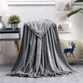 thumbnail image 1 of Lolmot Super Soft Throw Blankets Super Soft Warm Solid Warm Micro Plush Fleece Blanket Throw Rug Sofa Bedding, 1 of 2