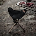 thumbnail image 1 of fastboy Folding Triangle Stool Cloth Outdoor Tools Lightweight for Camping Black, 1 of 9