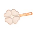 thumbnail image 4 of Heart Egg Pan Small Pancake Pan Omelet Pan Cookware Wood Handle Aluminium Alloy, 4 of 9