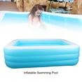 thumbnail image 3 of Inflatable Pool, Hygienic Quick Inflation Easy To Use Fade Resistant Inflatable Family Pool  for Backyard, 3 of 7