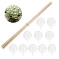 thumbnail image 3 of 10 Sets Clear Chocolate Holder Truffle Box Holder Chocolate Rack and Wood Stems, 3 of 7