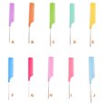 thumbnail image 3 of Tail Comb Plastic Portable Different Colors New-style Bright Exquisite Appearance Easy Installment Long Service Life Hair Picks Lake Green, 3 of 7