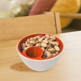 thumbnail image 3 of Ensemble de Bols Pistache pour Vaisselle avec Support de Rangement et Grand Plat Double Bol de Service pour Collations avec Compartiment Séparé pour Déchets Alimentaires pour Edamame Cerises Maïs Soufflé et Fruits, 3 of 6