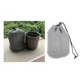 thumbnail image 4 of Portable Mesh Drawstring Bag, Stuff Storage Sack, Pouch Carrier, Bottle Organizer for Picnic Reisen im Freien Camping, 4 of 10