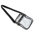 thumbnail image 1 of Transparent Messenger Bag Purse, Convenient Visible Inside PVC Clear Messenger Bag  For Men Women For Work Business S, 1 of 8