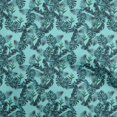 thumbnail image 1 of oneOone Cotton Silk Turquoise Blue Fabric Tropical Craft Projects Decor Fabric Printed By The Yard 42 Inch Wide, 1 of 5