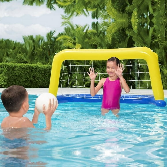 Inflatable Water Handball Gate Swimming Pool Inflatable Goal Net Float Island Water Beach Toys Party Toy;Inflatable Water Handball Gate Swimming Pool Goal Net Water Beach Toys
