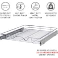 thumbnail image 2 of Hold N' Storage Pull Out Cabinet Organizer Sliding Drawer Kitchen Storage 20” x 21”, 2 of 8