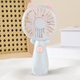 thumbnail image 3 of Cute Cat-Shaped Handheld Fan, USB Rechargeable Mini Fan, 3-Speed Portable Fan for Kids & Students, 3 of 6