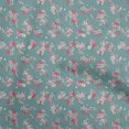 thumbnail image 1 of oneOone Coton Tissu Bleu Sarcelle Robe Tissu Imprimé Imprimé Tissu par la Cour 56 Pouces de Large, 1 of 4