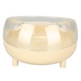 thumbnail image 2 of Bol d'Alimentation Incliné pour Animaux, Bol de Nourriture Confortable Réduit la Charge Cervicale Base Stable Bouche Oblique Matériau Sûr pour Petits Animaux pour Intérieur pour Chiot Jaune, 2 of 8