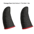 thumbnail image 4 of Decodeary Finger Sleeves Sweat Proof Professional Touch Screen Mobile Game Controllers Gaming Accessory for Cell Phones No.1 1Set, 4 of 6