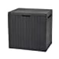 thumbnail image 3 of Keter City Coffre de Terrasse en Résine de 30 Gallons pour Meubles de Patio, Accessoires de Piscine et Rangement pour Jouets d'Extérieur, Graphite, 3 of 15