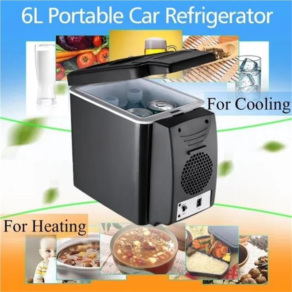 tredstone 6L Mini Car Fridge Cooler Warmer Portable Electric Icebox Lightweight Auto Freezer
