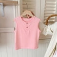 thumbnail image 2 of Plebaso Débardeurs pour Enfants en Coton Garçons Filles Camisoles Sans Manches Décontractées Col Rond Confortables T-Shirts d'Été, 2 of 3