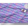 thumbnail image 2 of Soimoi Viscose Chiffon Fabric Dot & Floral Artistic Decor Fabric Printed Yard 42 Inch Wide, 2 of 5