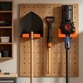 thumbnail image 4 of Garage Organizer Trimmer Rack,Wall Mounted Storage Rack,Metal Utility Racks,Garden Tools Holder,Heavy-Duty Tool Hanger for Grass Trimmer,Hedge Trimmer, Weed Wacker and Garden Power Tools,Black, 4 of 9