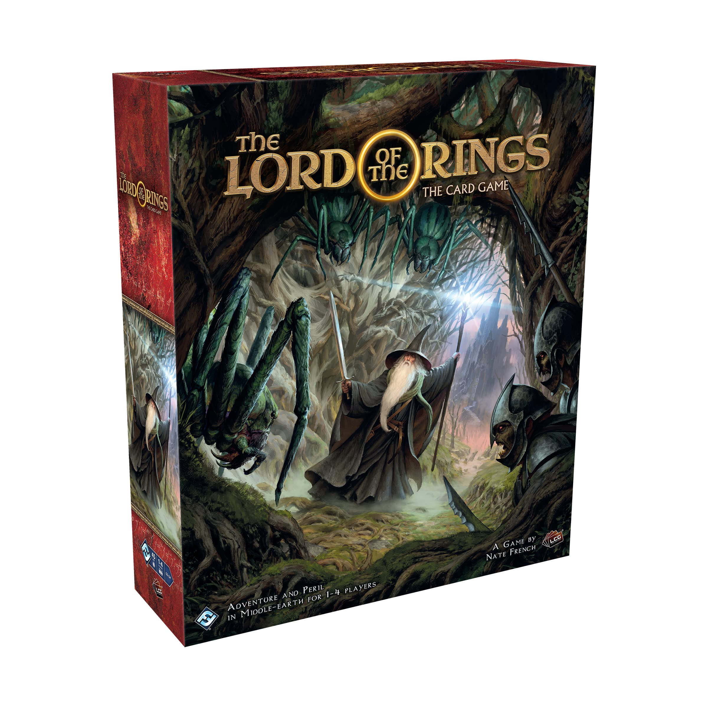 The Lord of The Rings:The Card Game Revised Core Set - 1-4 Players &acirc;?? Card Games for Family - 30-120 Mins of Gameplay - Games for Family Game