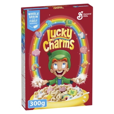 Lucky Charms Breakfast Cereal with Marshmallows, Whole Grains, 300 g
